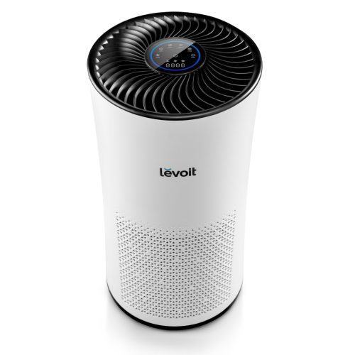 Levoit LV-H133 légtisztító Fehér, True HEPA szűrővel, 99,97%-os szűrési hatékonysággal, érintőképernyővel, LCD kijelzővel, részecskeérzékelővel, legfeljebb 82 m² lefedettségi területtel, maximális teljesítmény: 33 W, légáramlás: 400 m³/h