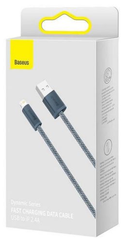 Baseus Dynamic Series USB-A Lightning gyorstöltő kábel CALD000416 2.4A 1m szürke