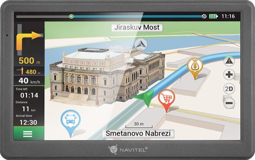 Navitel E700 GPS Navigáció, 7" kijelző, fekete