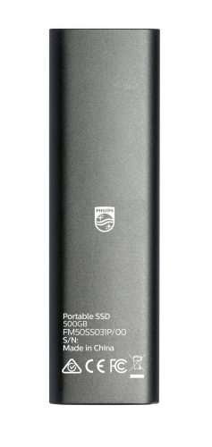 Philips Külső SSD 500 GB Ultra Speed Space Grey