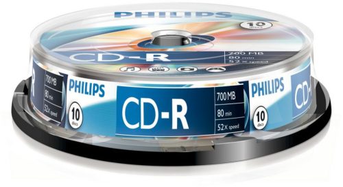 Philips CD-R80CBx10 cake