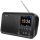 [ÚJRACSOMAGOLT] LEICKE DJ Roxxx hordozható DAB+ / FM rádió Bluetooth funkcióval – digitális rádió, vezeték nélküli zenelejátszás, fekete