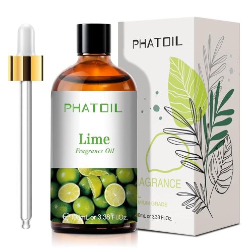 Phatoil 100 ml Illatolaj – Aromaterápiához, Relaxációhoz és Közérzetjavításhoz, Lime Illatú
