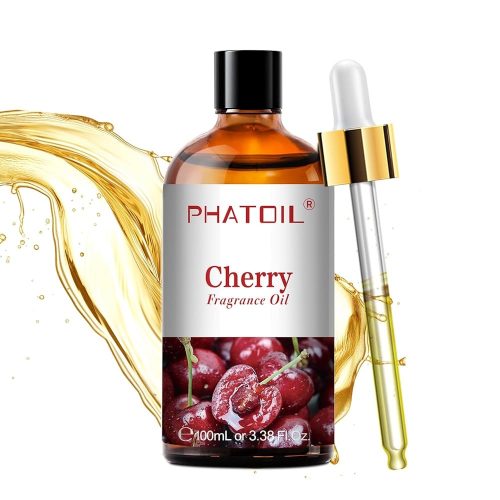Phatoil 100 ml Illatolaj – Aromaterápiához, Relaxációhoz és Közérzetjavításhoz, Meggy Illatú