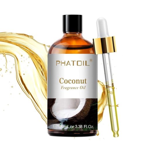 Phatoil 100 ml Illatolaj – Aromaterápiához, Relaxációhoz és Közérzetjavításhoz, Kókusz Illatú