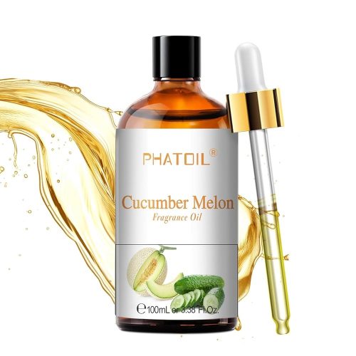 Phatoil 100 ml Illatolaj – Aromaterápiához, Relaxációhoz és Közérzetjavításhoz, Uborka És Mézdinnye Illatú