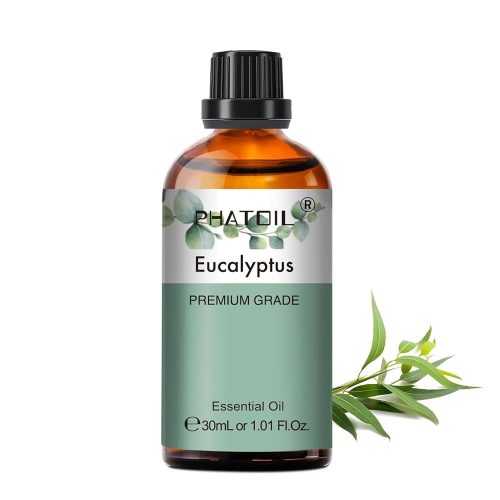 Phatoil 30 ml Természetes Illóolaj – Aromaterápiához, Relaxációhoz és Közérzetjavításhoz, Eukaliptusz Illatú