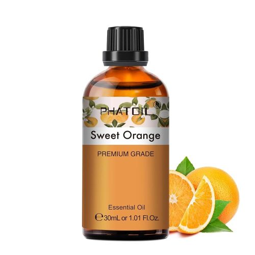 Phatoil 30 ml Természetes Illóolaj – Aromaterápiához, Relaxációhoz és Közérzetjavításhoz, Édes Narancs Illatú