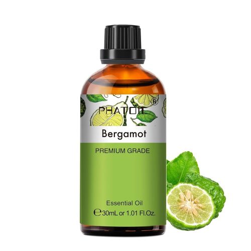 Phatoil 30 ml Természetes Illóolaj – Aromaterápiához, Relaxációhoz és Közérzetjavításhoz, Bergamot Illatú