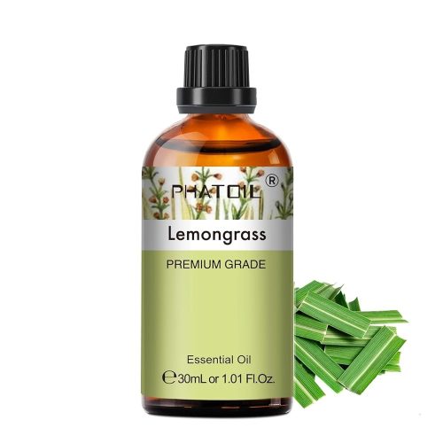 Phatoil 30 ml Természetes Illóolaj – Aromaterápiához, Relaxációhoz és Közérzetjavításhoz, Citromfű Illatú