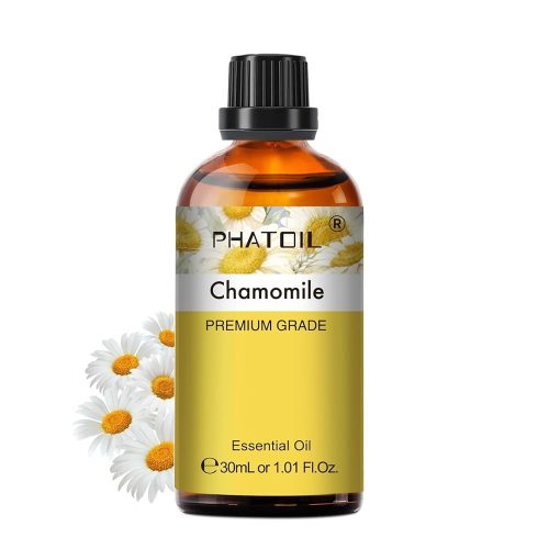 Phatoil 30 ml Természetes Illóolaj – Aromaterápiához, Relaxációhoz és Közérzetjavításhoz, Kamilla Illatú
