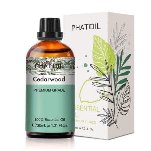 Phatoil 30 ml Természetes Illóolaj – Aromaterápiához, Relaxációhoz és Közérzetjavításhoz, Cédrusfa Illatú