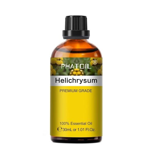 Phatoil 30 ml Természetes Illóolaj – Aromaterápiához, Relaxációhoz és Közérzetjavításhoz, Olasz Szalmagyopár Illatú