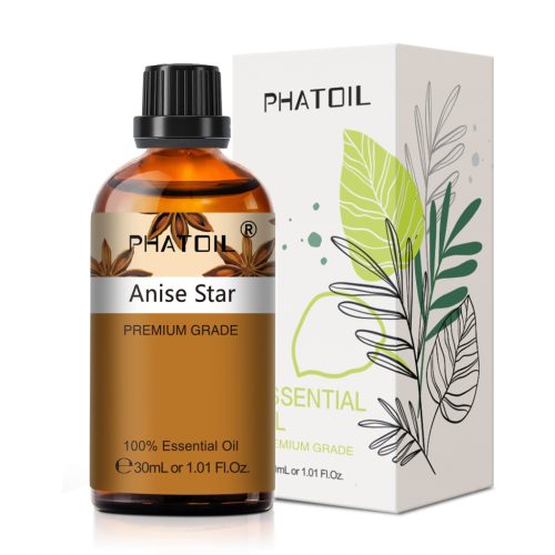 Phatoil 30 ml Természetes Illóolaj – Aromaterápiához, Relaxációhoz és Közérzetjavításhoz, Csillagánizs Illatú