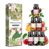 PHATOIL Delicious & Juicy Fruit Fragrance Oil Set 6pcs x 10ML Gift Box, Prémium Illóolaj Válogatás Díszdobozban