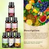 PHATOIL Delicious & Juicy Fruit Fragrance Oil Set 6pcs x 10ML Gift Box, Prémium Illóolaj Válogatás Díszdobozban