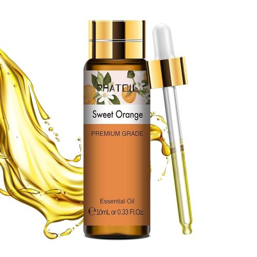 Phatoil 10 ml Természetes Illóolaj – Aromaterápiához, Relaxációhoz és Közérzetjavításhoz, Édes Narancs Illatú