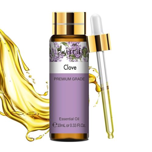 Phatoil 10 ml Természetes Illóolaj – Aromaterápiához, Relaxációhoz és Közérzetjavításhoz, Szegfűszeg Illatú