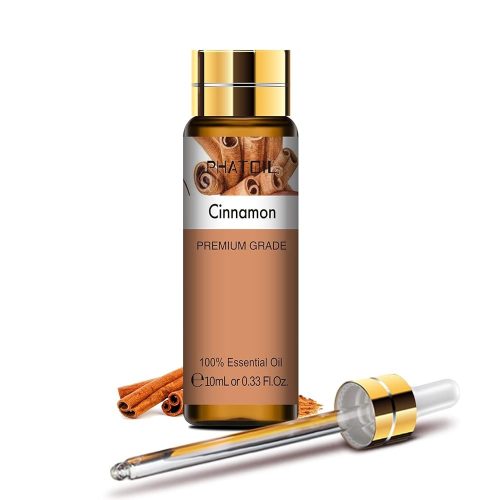 Phatoil 10 ml Természetes Illóolaj – Aromaterápiához, Relaxációhoz és Közérzetjavításhoz, Fahéj Illatú