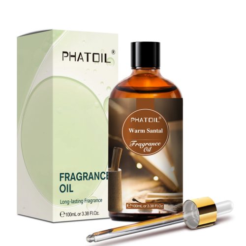 Phatoil 100 ml Illatolaj – Aromaterápiához, Relaxációhoz és Közérzetjavításhoz, Meleg Szantálfa Illatú