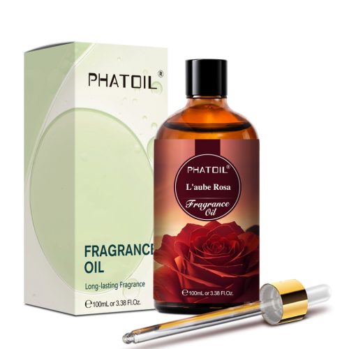 Phatoil 100 ml Illatolaj – Aromaterápiához, Relaxációhoz és Közérzetjavításhoz, Hajnali Rózsa Illatú