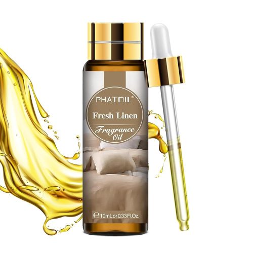Phatoil 10 ml Illatolaj – Aromaterápiához, Relaxációhoz és Közérzetjavításhoz, Friss Ágynemű Illatú