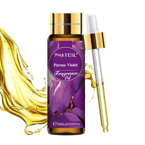 Phatoil 10 ml Természetes Illóolaj – Aromaterápiához, Relaxációhoz és Közérzetjavításhoz, Pármai Ibolya Illatú