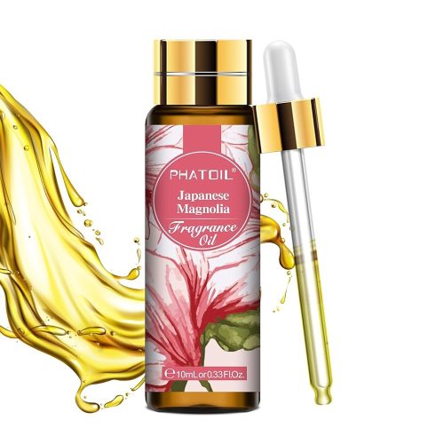 Phatoil 10 ml Természetes Illóolaj – Aromaterápiához, Relaxációhoz és Közérzetjavításhoz, Japán Magnólia Illatú