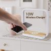 【ÚJRACSOMAGOLT】WILIT A13 Wireless Charger Bedside Lamp Éjjeli Lámpa 10W Vezeték nélküli töltővel