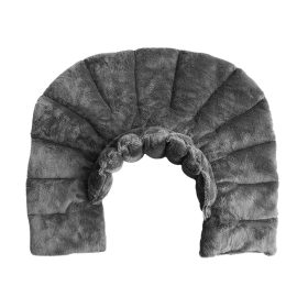   Aroma Season Aromaterápiás Nyakmelegítő, Melegíthető és Hűthető Kialakítás, 1.3 kg, Levendulával és Más Gyógynövényekkel, Poliészter, Szürke