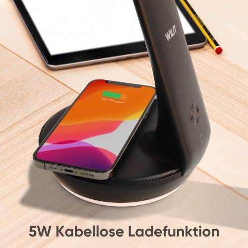 WILIT U8QC Wireless Charger Bedside Lamp Éjjeli Lámpa 5W Vezeték nélküli töltővel