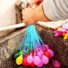Dufa Vízibomba Szett 111 Darab Önmegkötő Lufival, Csapra Köthető Adapterrel, Egyszerre 37 Darab Tölthető, Színes, 3 csomag