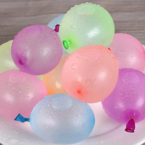 Dufa Vízibomba Szett 111x3 Darab Önmegkötő Lufival, Csapra Köthető Adapterrel, Egyszerre 37 Darab Tölthető, Színes, 3 csomag