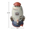 Water Rocket Vízi Rakéta Gyermekeknek, Nyári Oktató Jellegű Kültéri Játék, Maximum 1.8 Méterig Repül Fel, Fehér