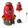 Water Rocket Vízi Rakéta Gyermekeknek, Nyári Oktató Jellegű Kültéri Játék, Maximum 1.8 Méterig Repül Fel, Piros