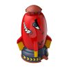 Water Rocket Vízi Rakéta Gyermekeknek, Nyári Oktató Jellegű Kültéri Játék, Maximum 1.8 Méterig Repül Fel, Piros