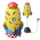 Water Rocket Vízi Rakéta Gyermekeknek, Nyári Oktató Jellegű Kültéri Játék, Maximum 1.8 Méterig Repül Fel, Sárga