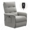 FLEXISPOT elektromos relax fotel állítható háttámlá, Világosszürke