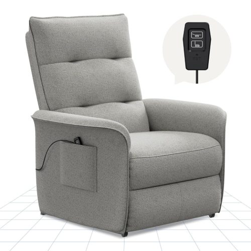 FLEXISPOT elektromos relax fotel állítható háttámlá, Világosszürke