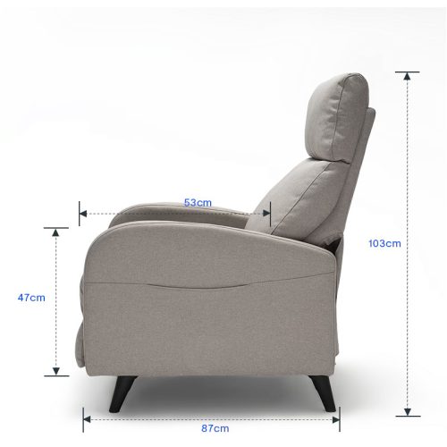 Flexispot XC sorozatú állítható pihenőfotel, Khaki