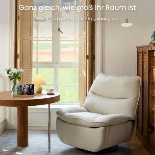 FlexiSpot XC6 Lotus forgatható és hintáztatható relax-fotel, Fehér