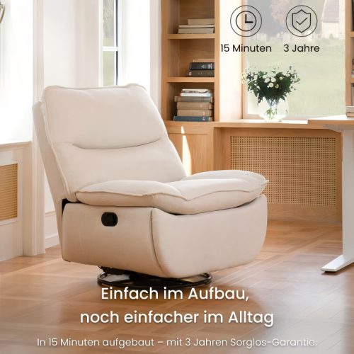 FlexiSpot XC6 Lotus forgatható és hintáztatható relax-fotel, Piros