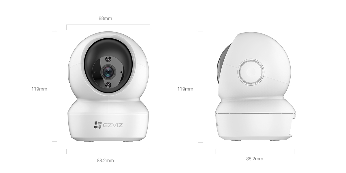 EZVIZ Hikvision EZVIZ C6N 4MP 2K Beltéri kamera Home Security IP Camera
