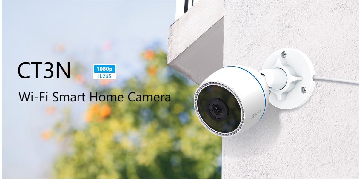 Ezviz C3TN 2MP Smart Home Wi-Fi megfigyelő kamera, 2MP, 1080p, IP67