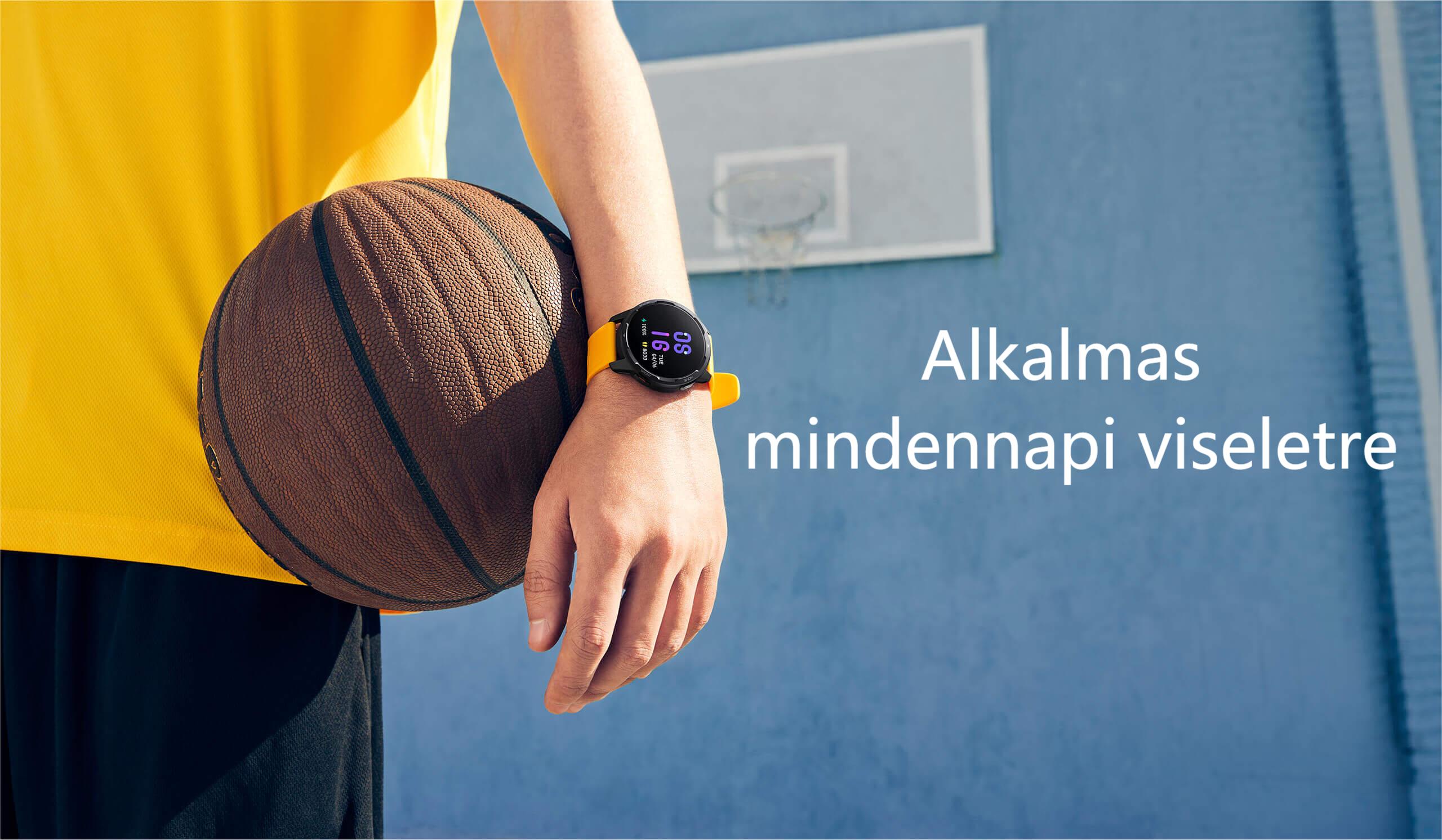 Xiaomi Watch S1 Active Strap 22 mm, S1 Active Szíj, Sárga  (Kompatibilis a Mi Watch okosórával)