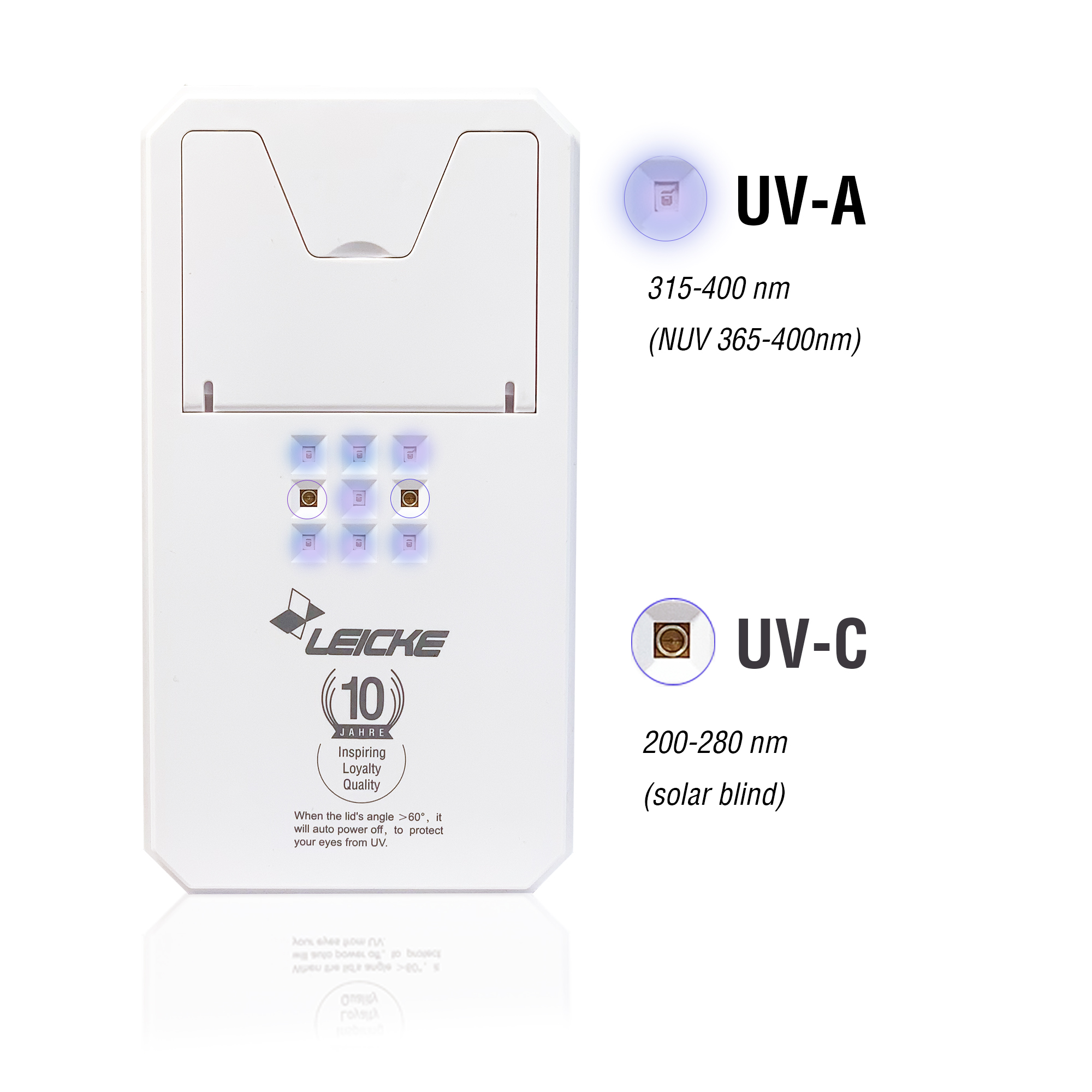 LEICKE UV Multifunkcionális vezeték nélküli töltő