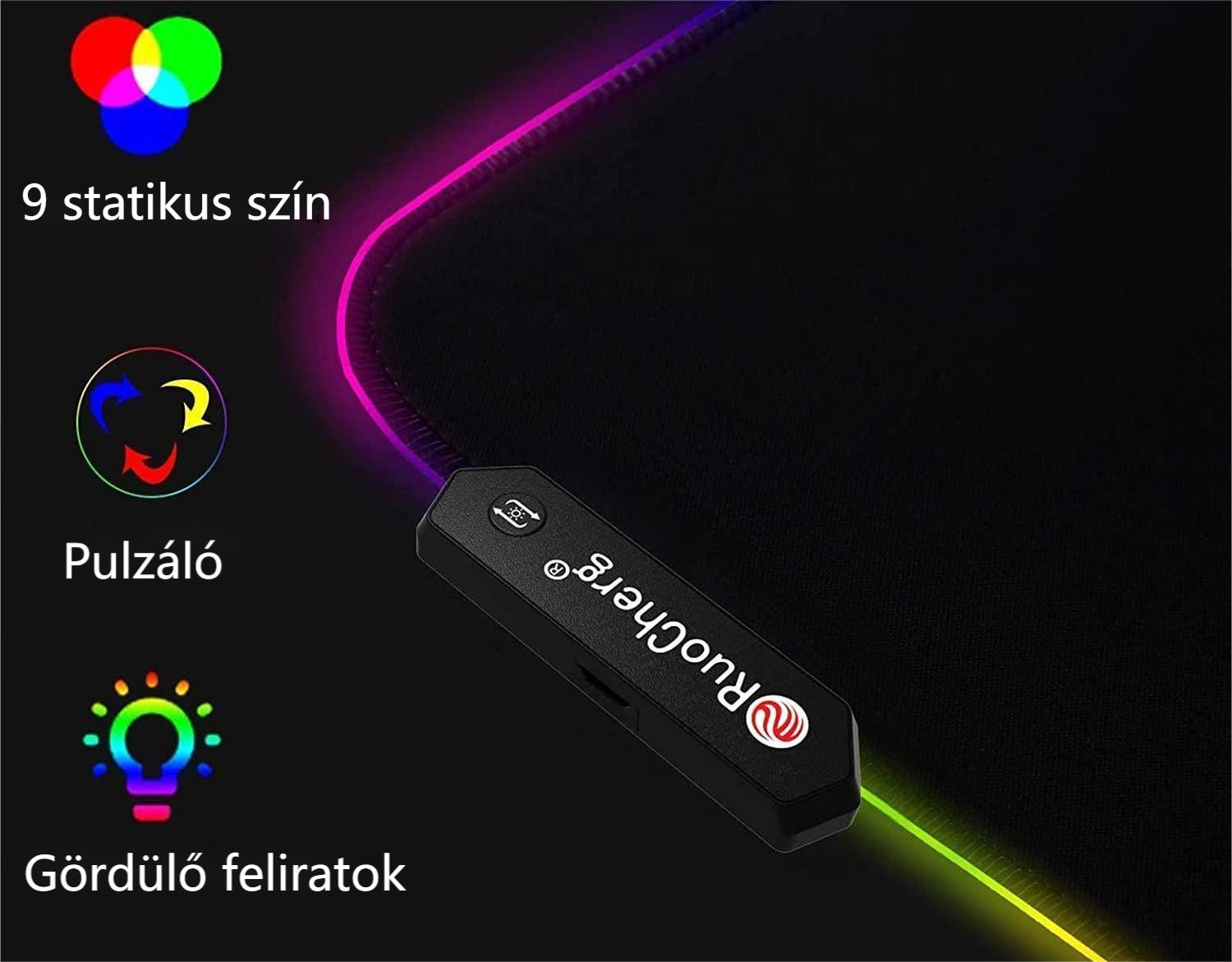 RouCherg, LED fényes egérpad RouCherg, LED fényes egérpad