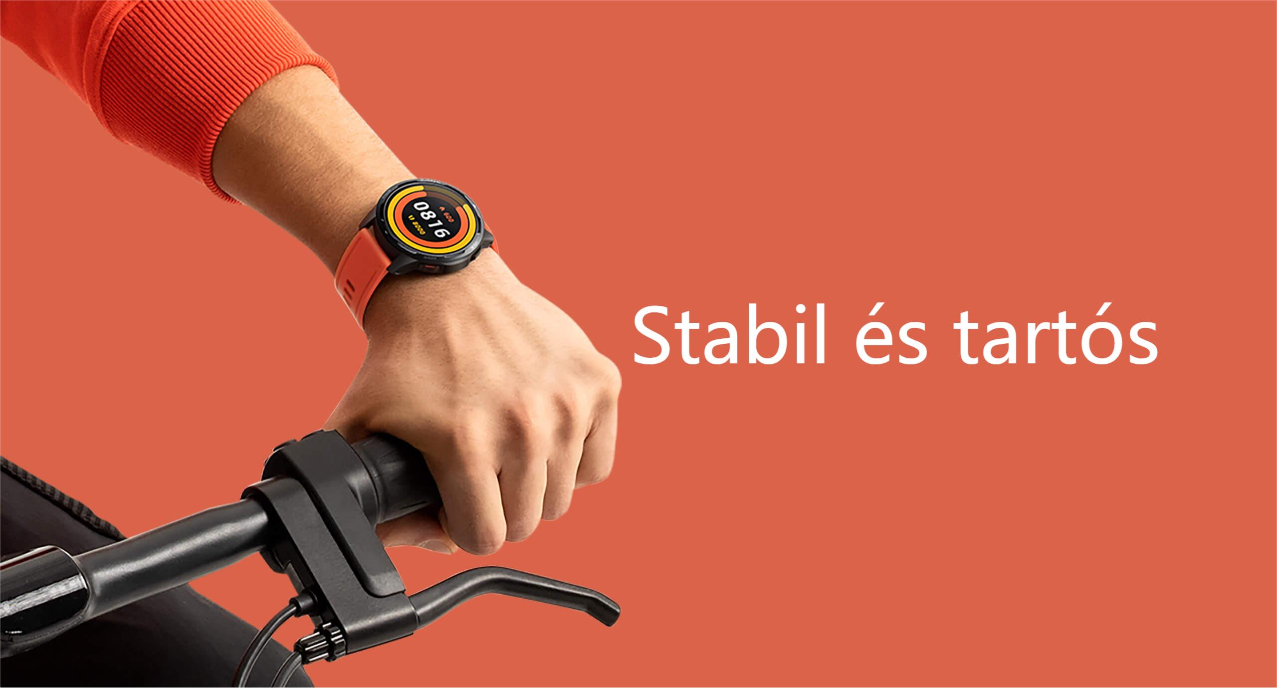 Xiaomi Watch S1 Active Strap 22 mm, S1 Active Szíj, Narancssárga (Kompatibilis a Mi Watch okosórával)