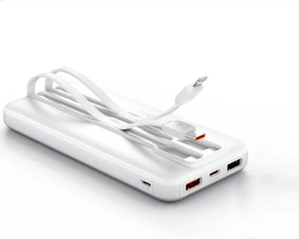 	Vention 22.5W Powerbank with Built In USB-C, LTG Cable	