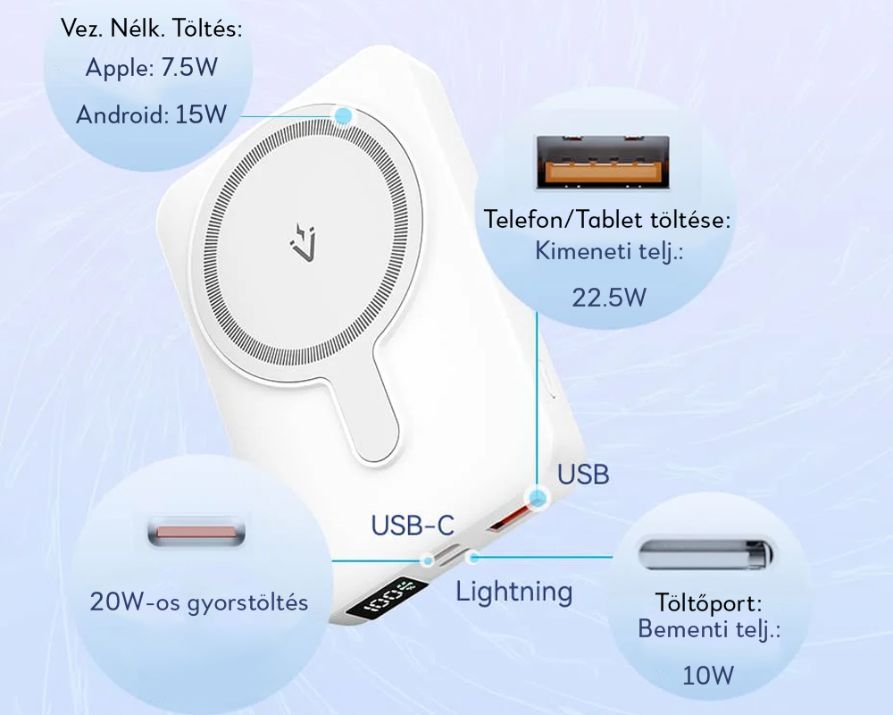 	Vention 22.5W Magnetic Powerbank	